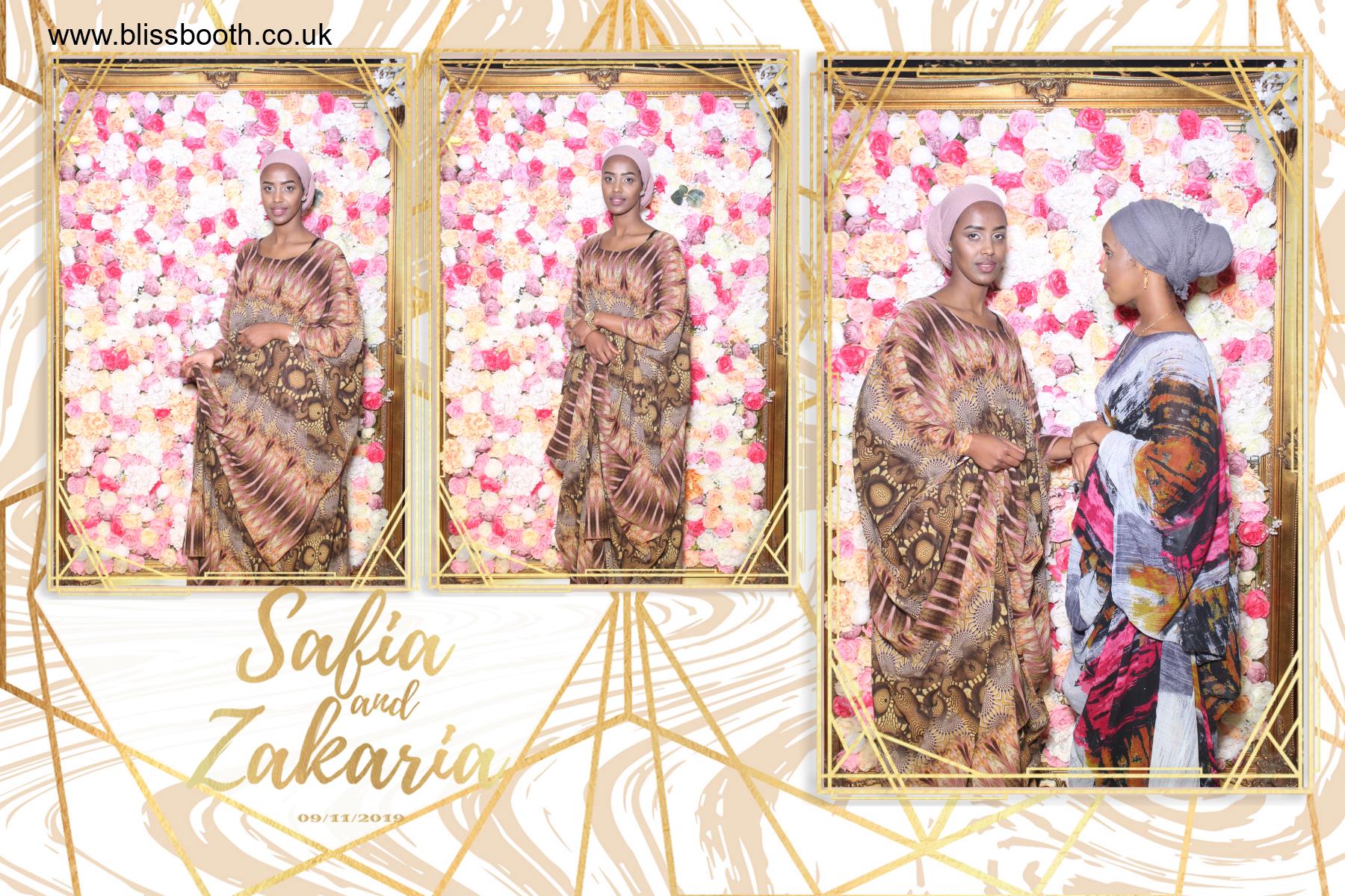 Safia & Zakaria | View more photos from the event at gallery.blissbooth.co.uk/u/BlissBooth/Safia-Zakaria